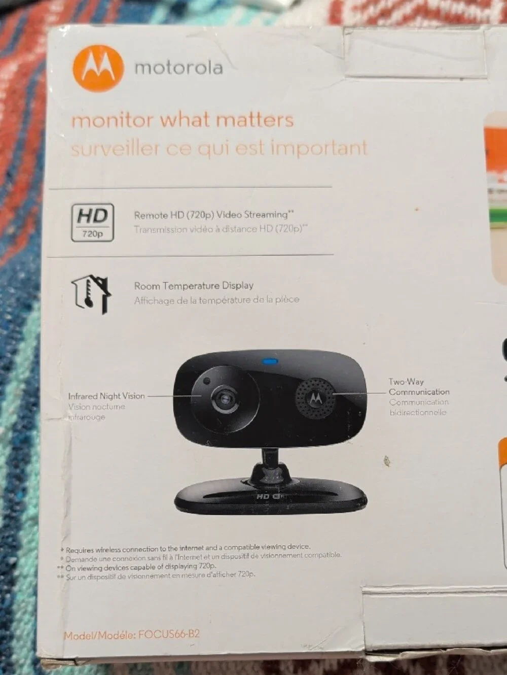 Motorola Black Dual Wi‑Fi Home Video Monitoring Cameras